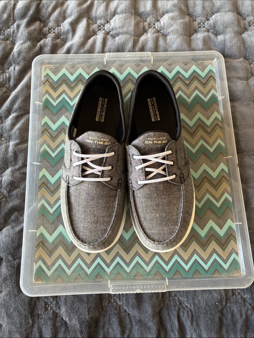 Skechers Grey Women’s On-The-Go Casual Slip-On Loafers